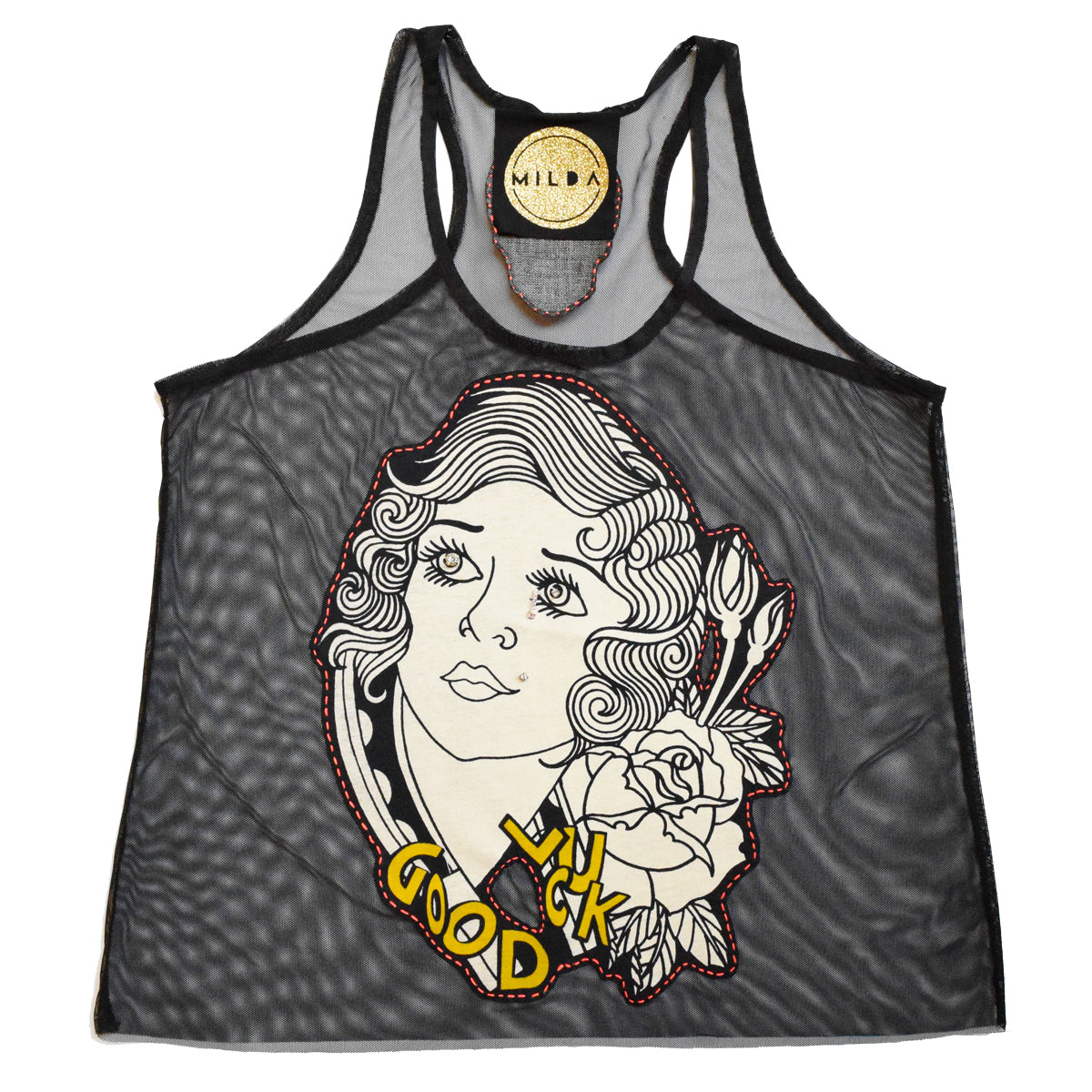 Good Luck Applique Tank