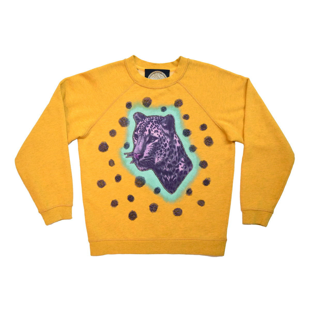 Leopard Applique Sweatshirt