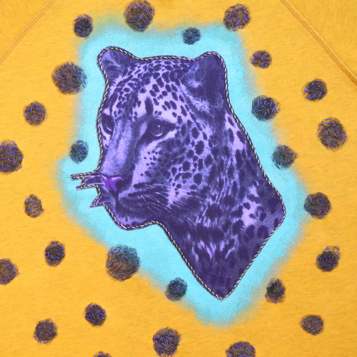 Leopard Applique Sweatshirt