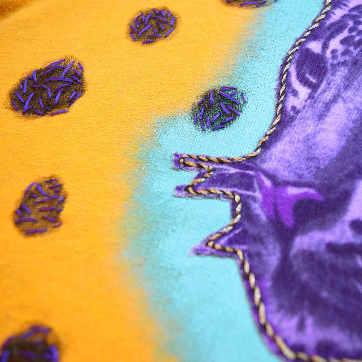 Leopard Applique Sweatshirt